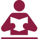 a person reading a book